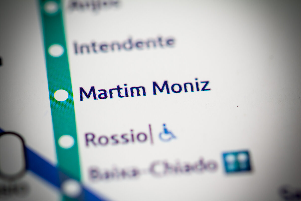 Station de métro Martim Moniz à Lisbonne