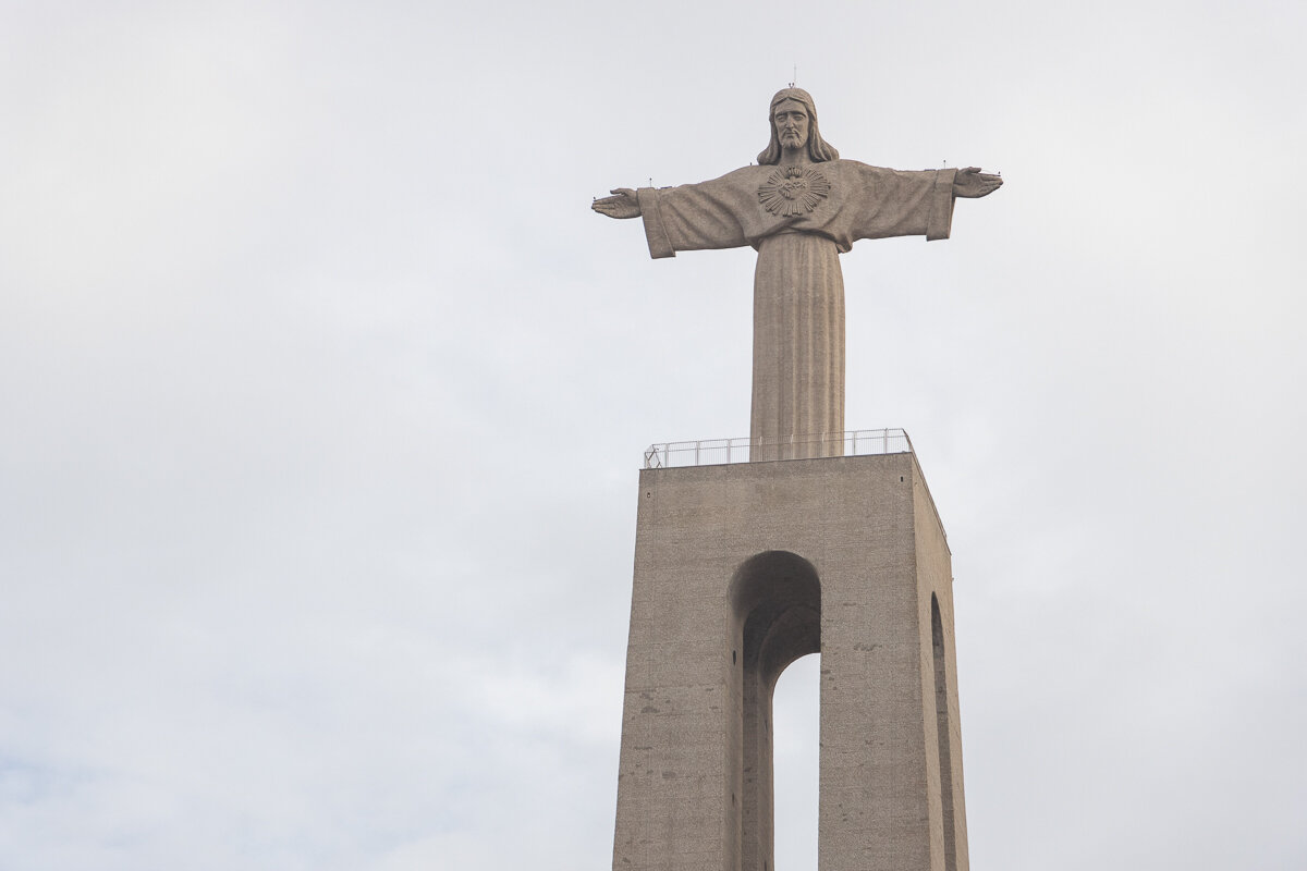Statue du Cristo Rei à Lisbonne