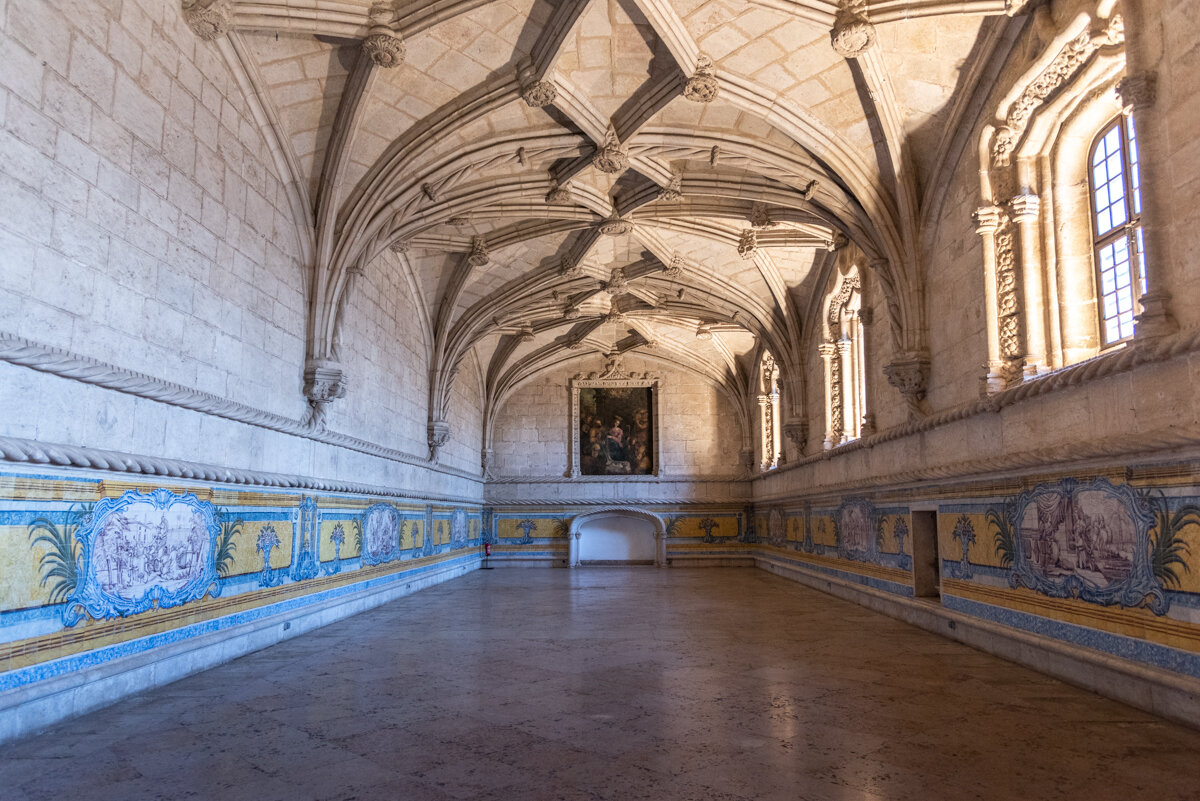 Salle à visiter à l'intérieur du Monastère des Hiéronymites de Lisbonne