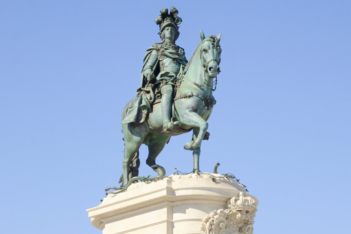 Statue de Joseph 1er à Lisbonne