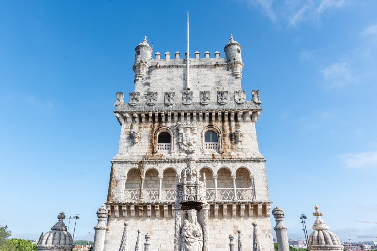 Architecture de la façade de la Tour de Belém