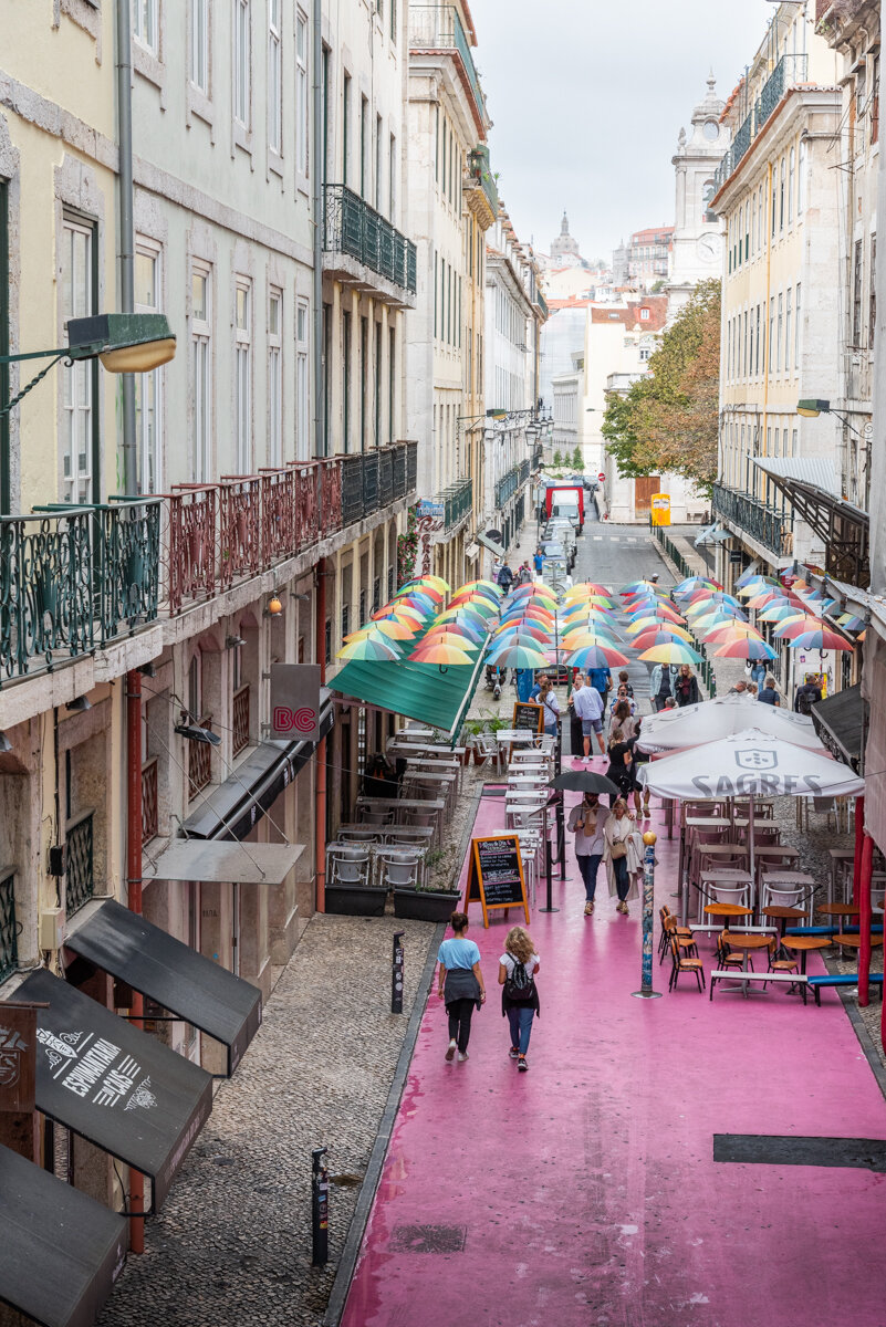 Pink Street de Lisbonne