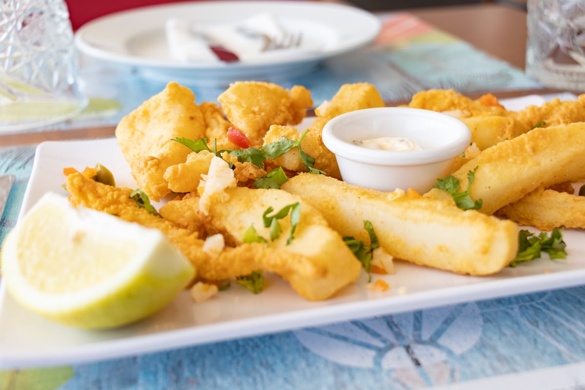 Repas d'un restaurant de Sesimbra