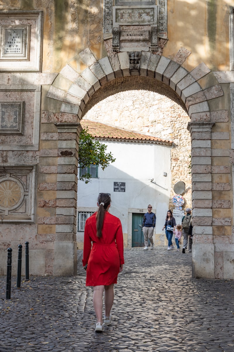 Accès au chateau de Saint Georges