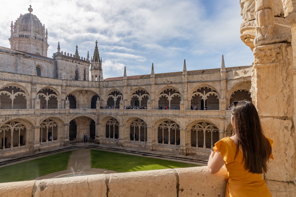 Vue sur le cloître du Monastère depuis l'étage