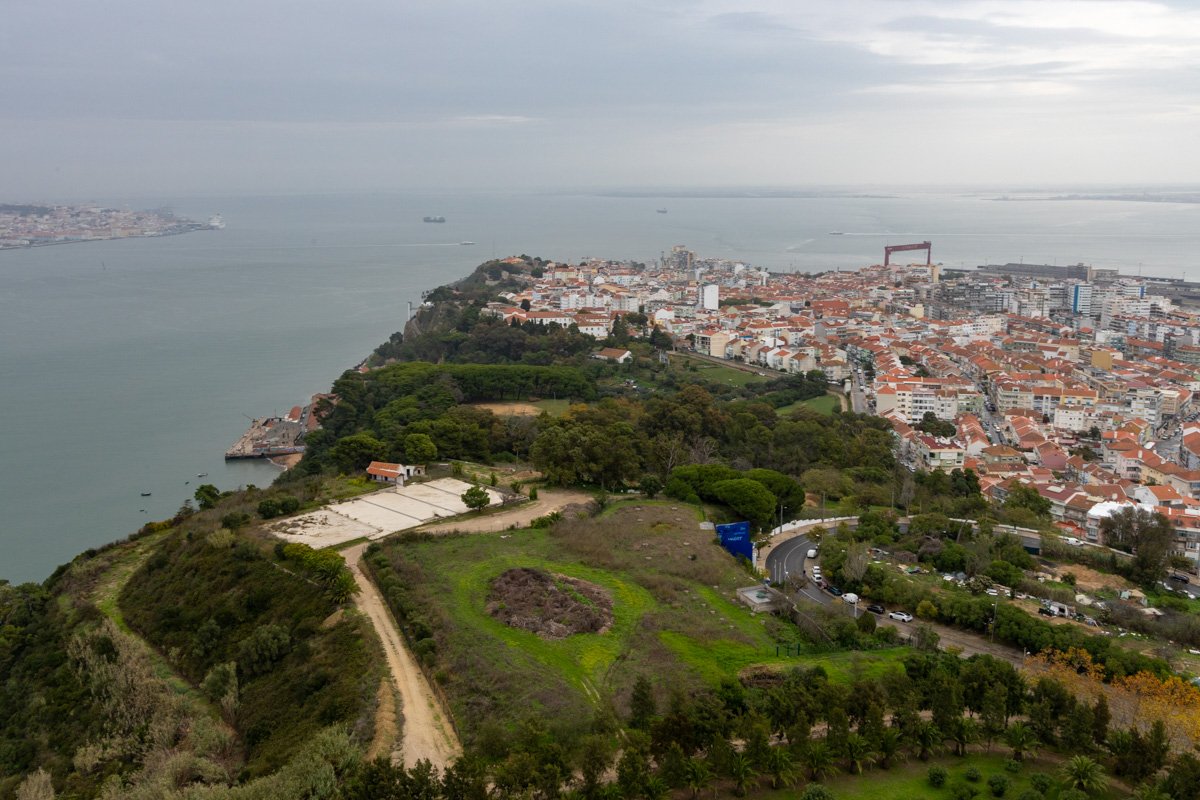 Vue depuis la terrasse d'observation du Cristo Rei