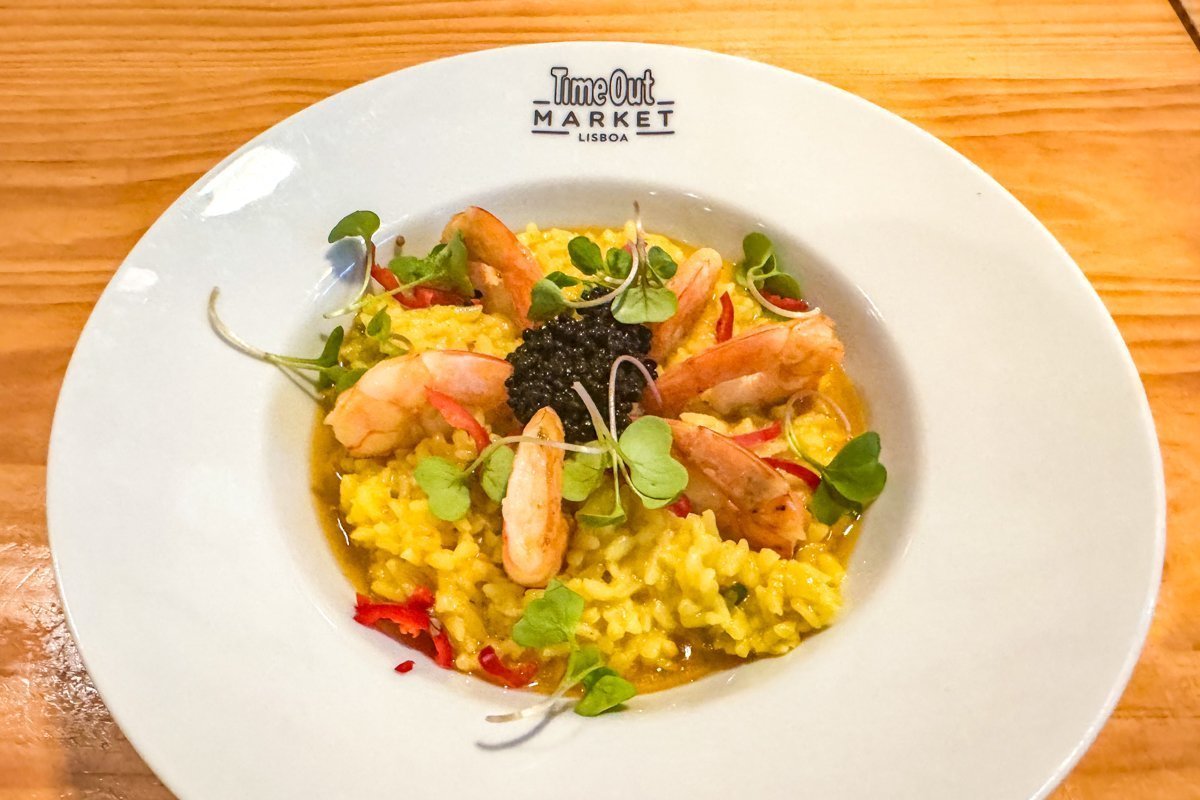 Assiette de Risotto aux crevettes