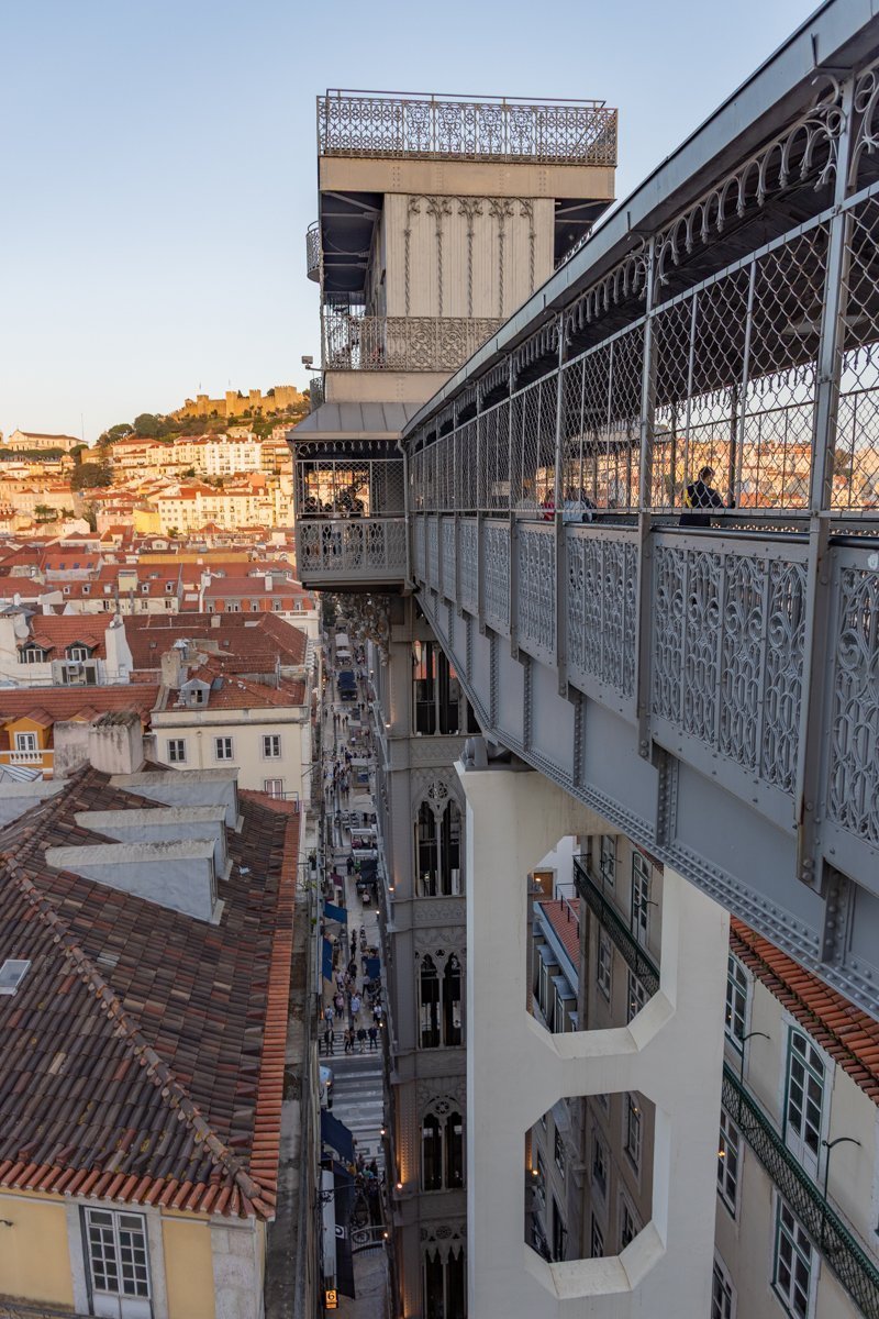 Colonne de l'Elevador Santa Justa