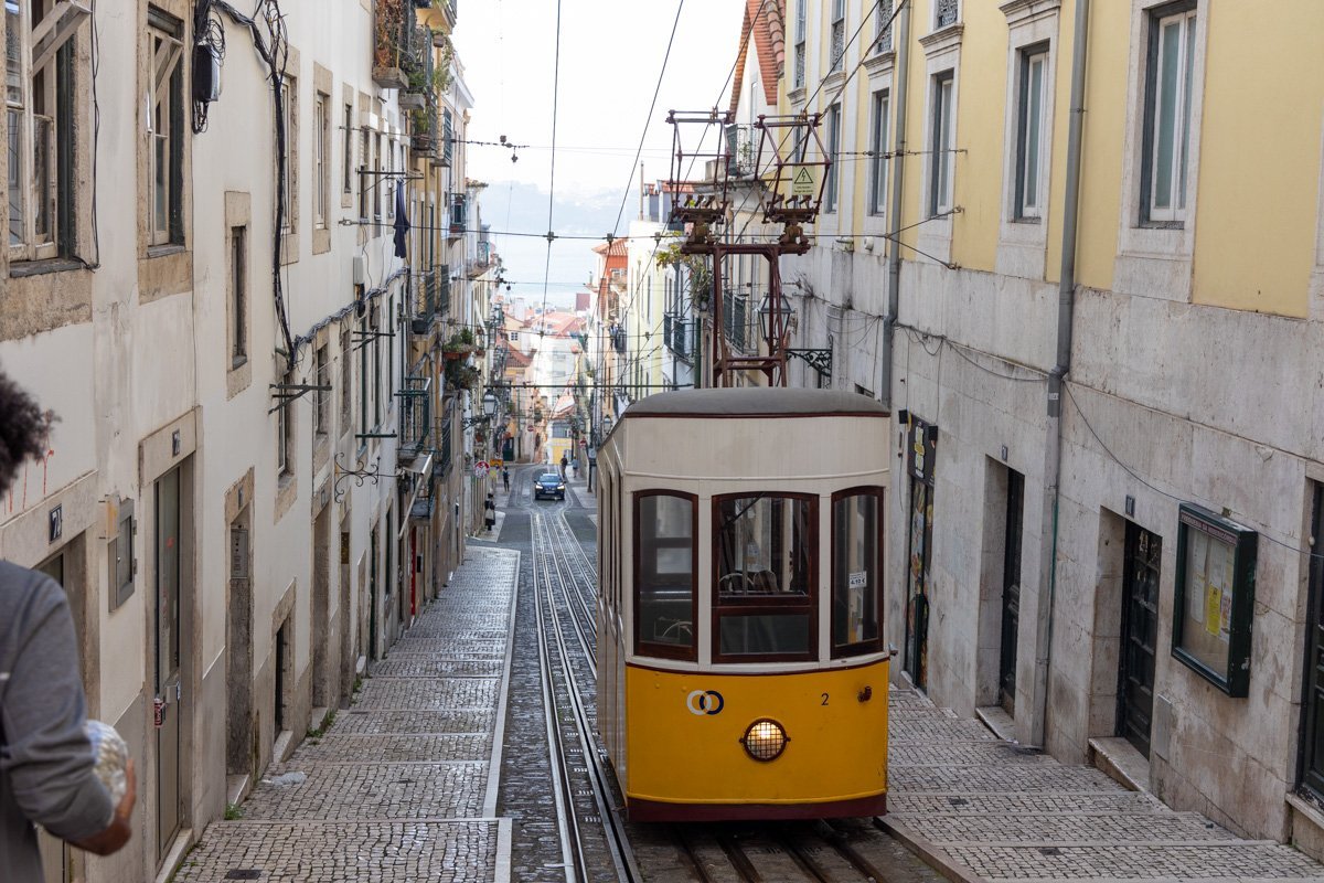 Durée de la montée du funiculaire de Bica, Lisbonne