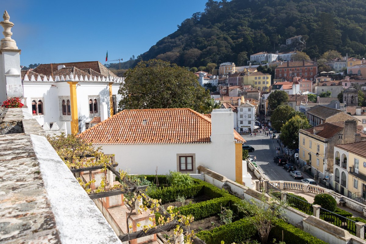 Vue depuis les jardins