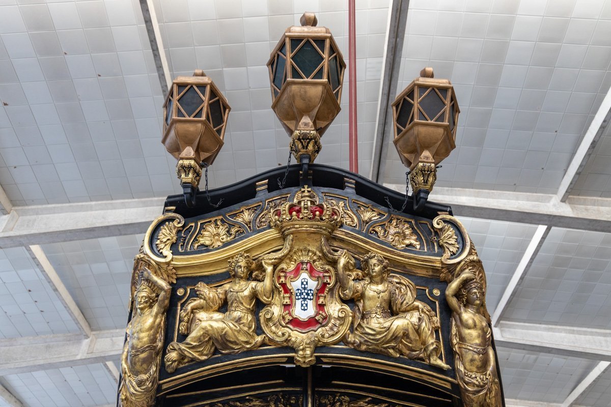 Arrière d'une galère traditionnelle