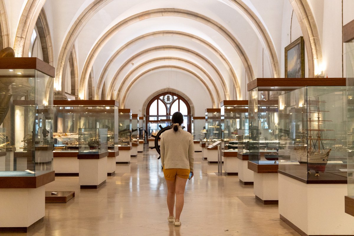 Maquettes exposées au musée de la marine de Lisbonne