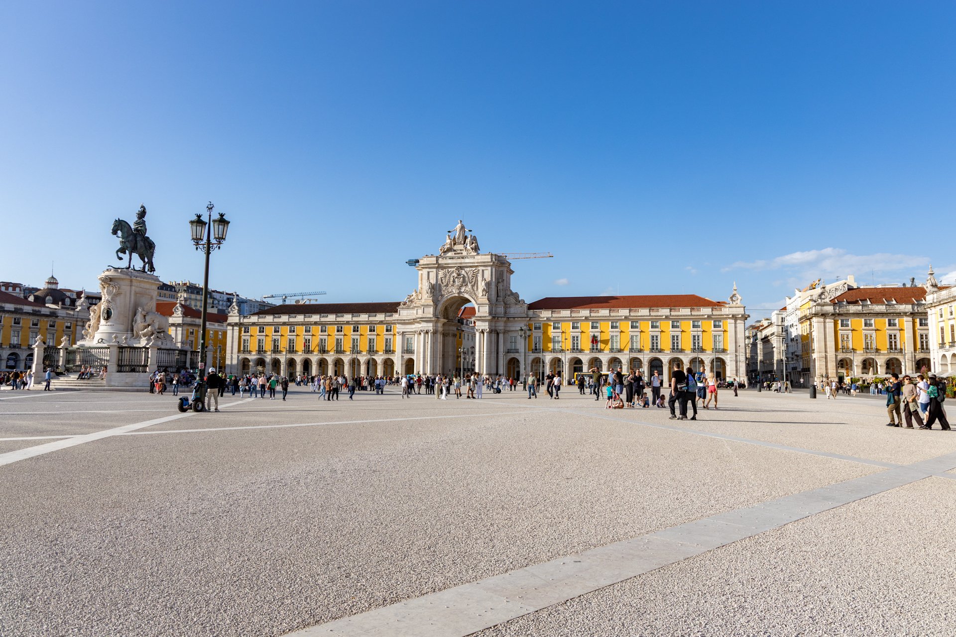 Place du commerce à Baixa
