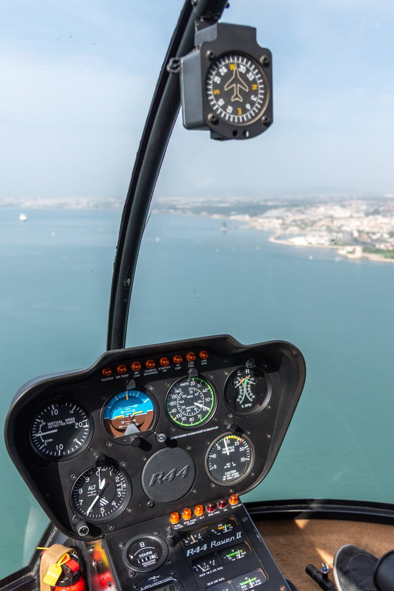 Tableau de bord durant le vol