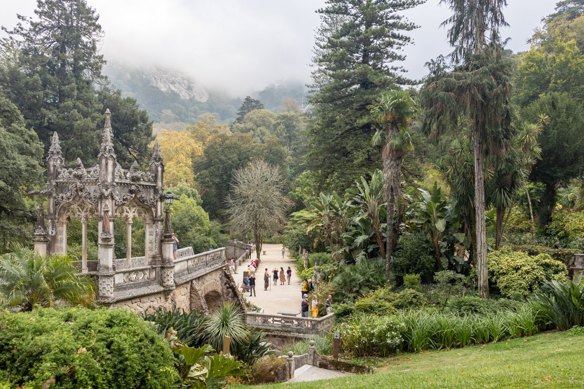 Vue sur les jardins