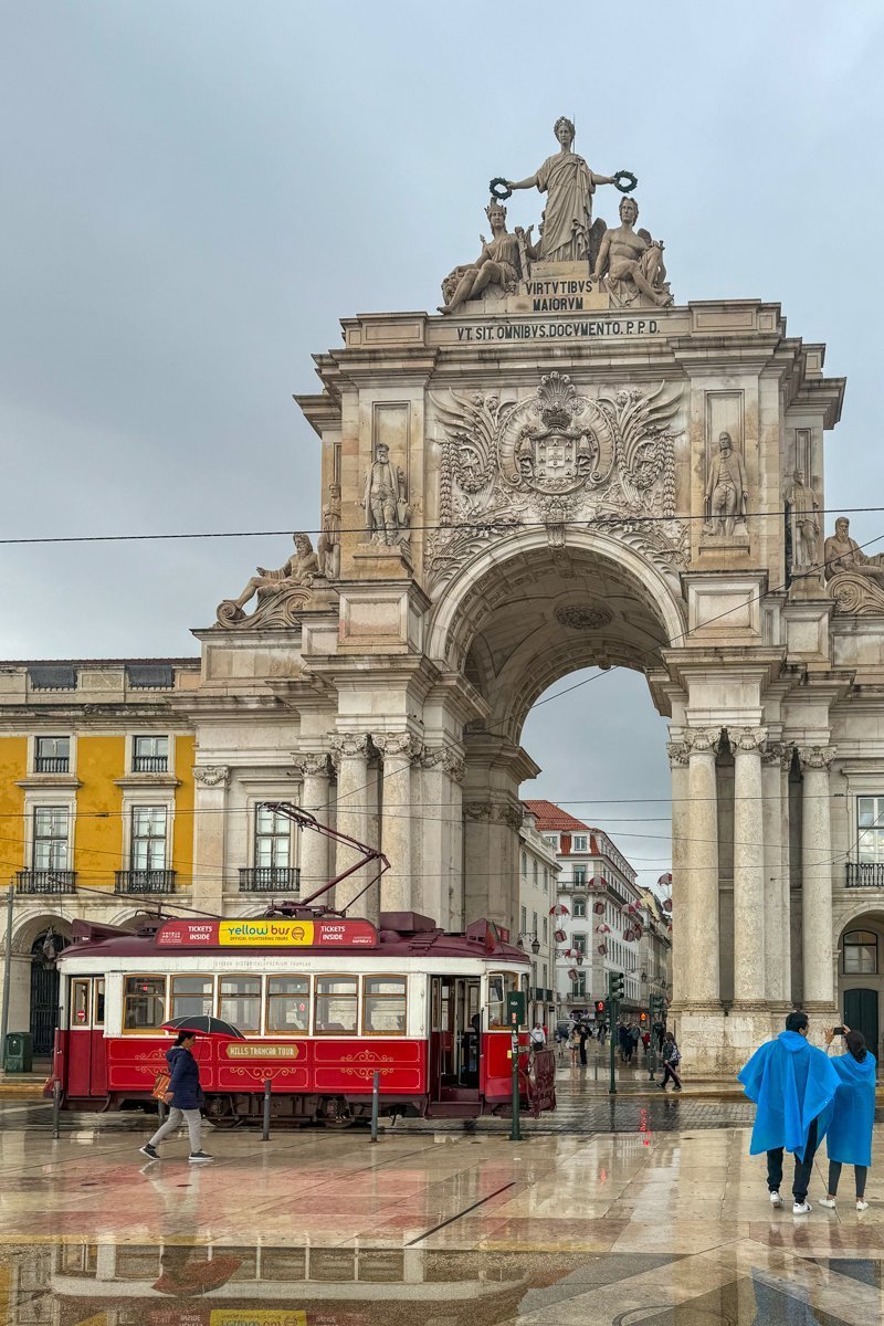 L'arc sous la pluie