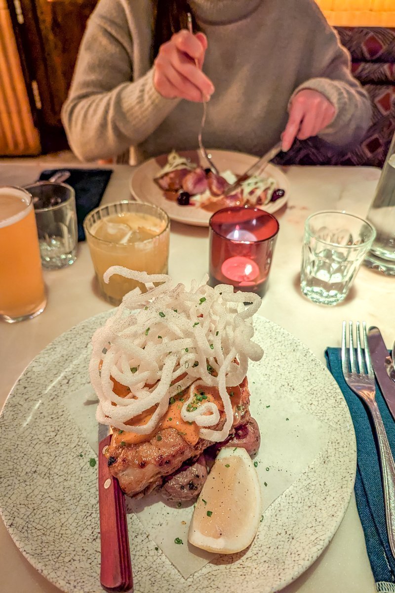 Plat au restaurant