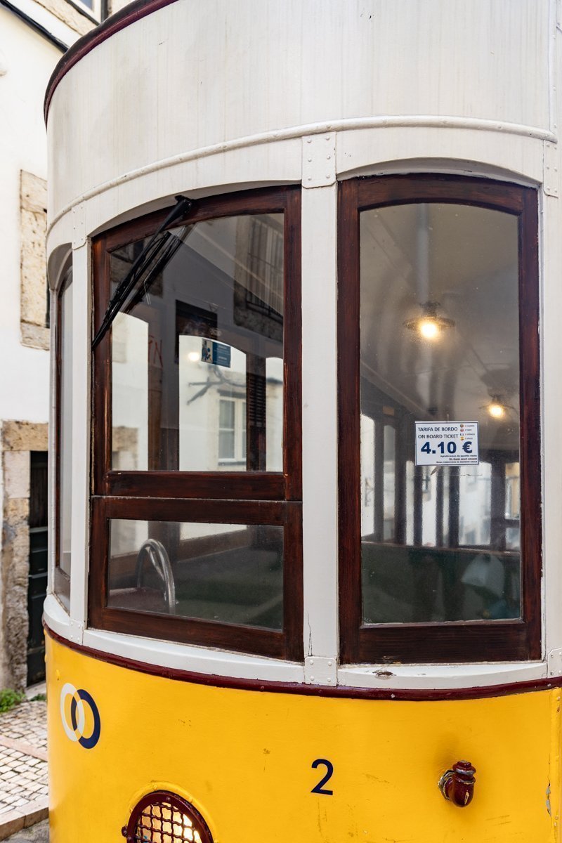 Tarif affiché sur la vitre en 2024