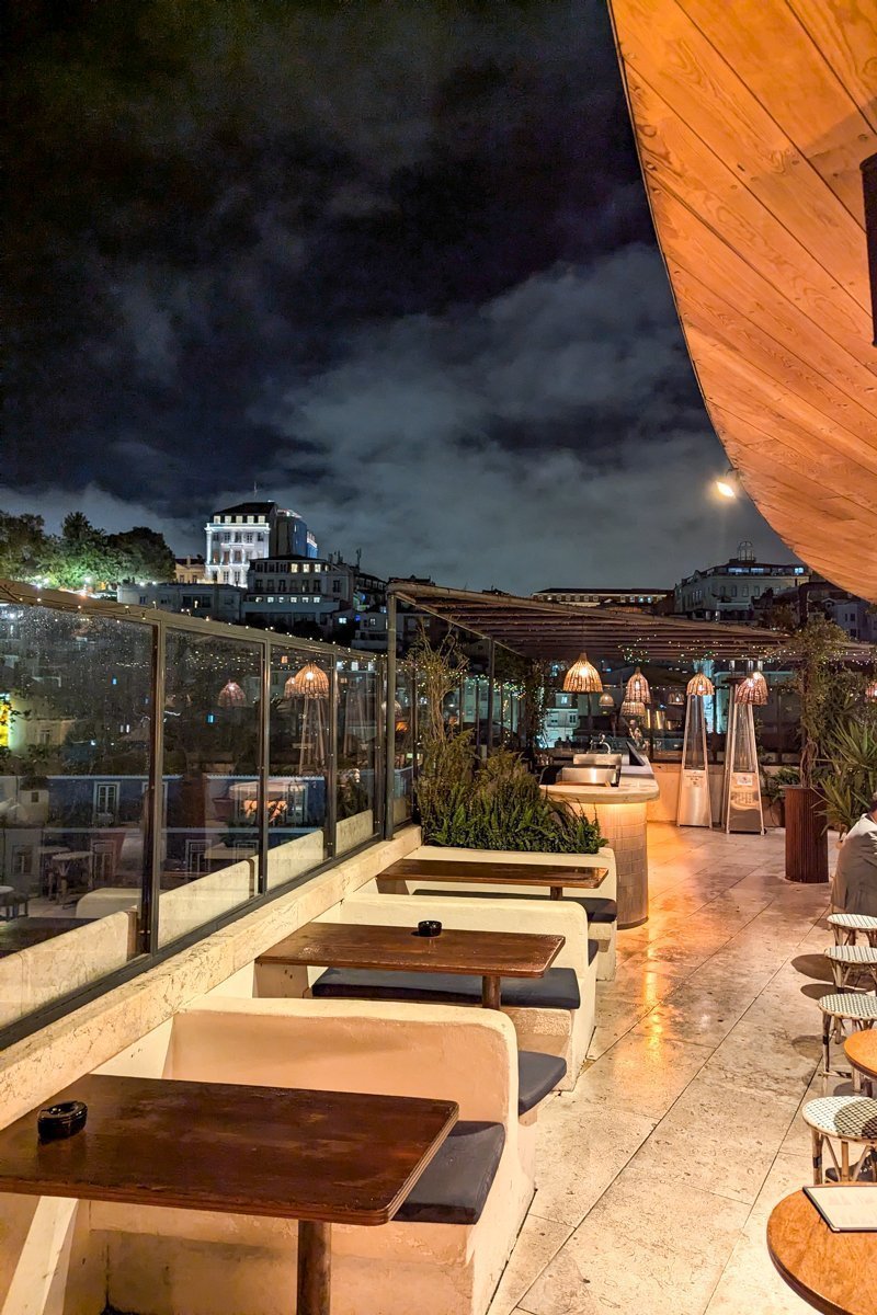 Terrasse en rooftop au Java