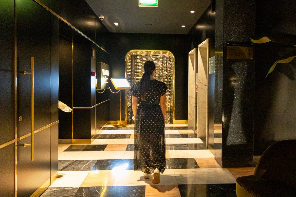 Ascenseur à l'Hôtel Mundial