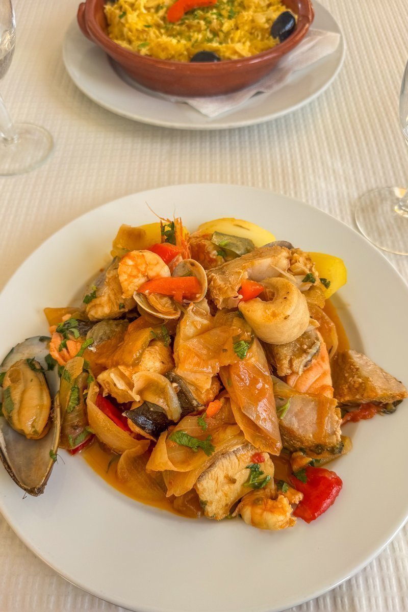 Cataplana aux poissons à Lisbonne