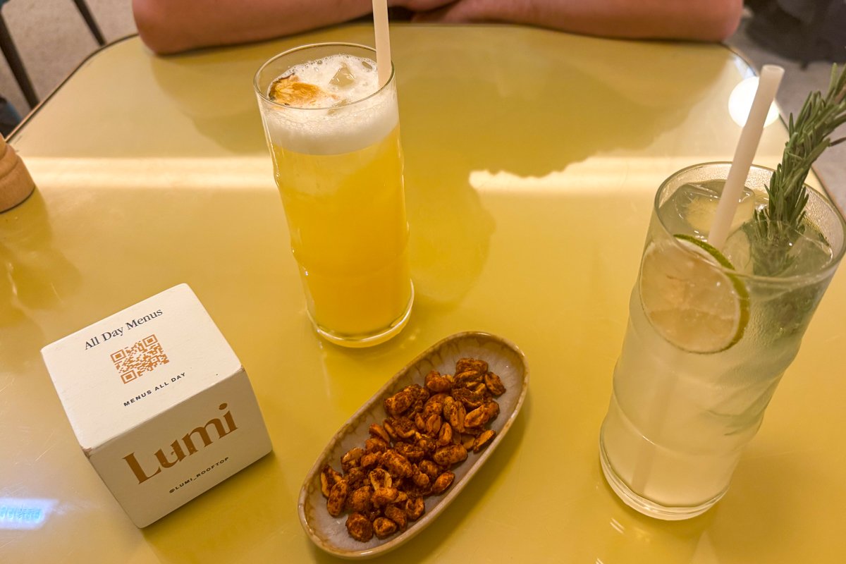 Cocktail sur le Lumi Rooftop