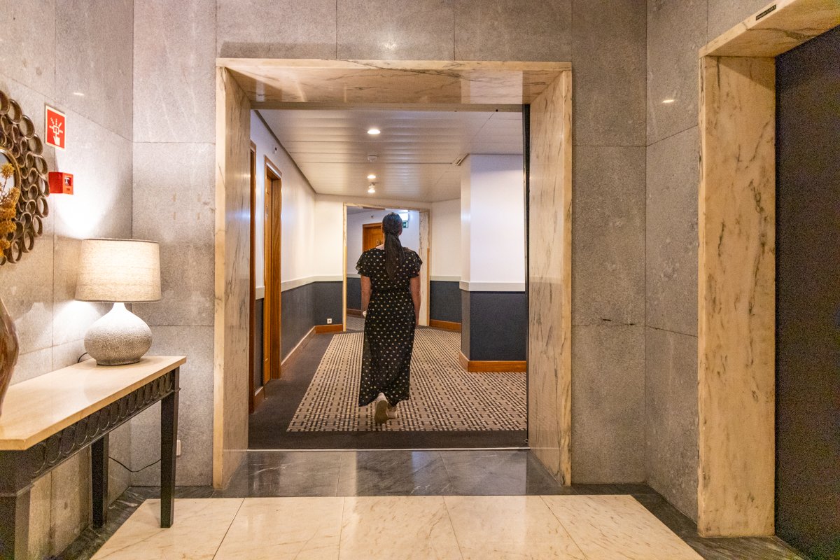 Couloir de l'Hôtel Mundial