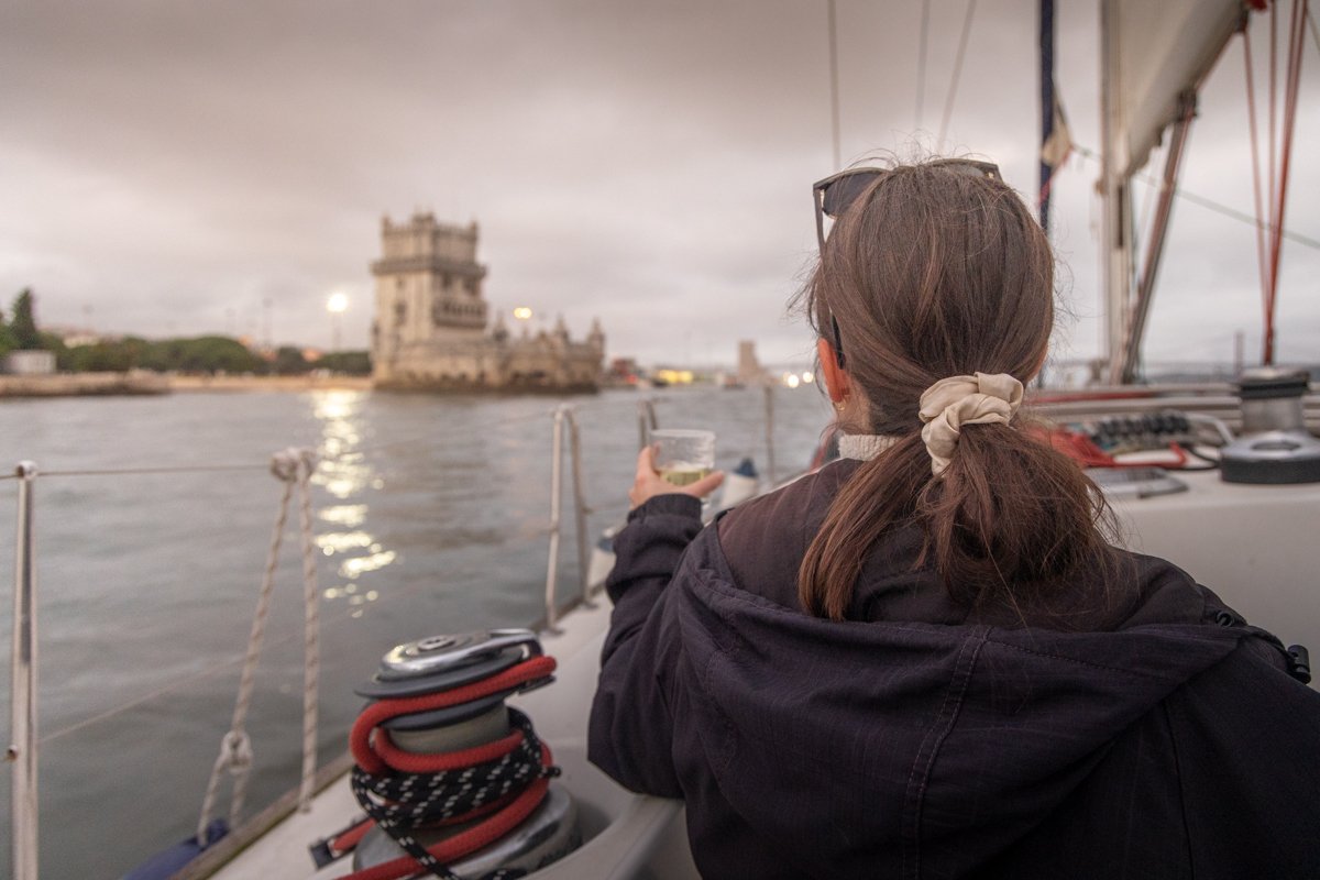 Devant la Tour de Belém