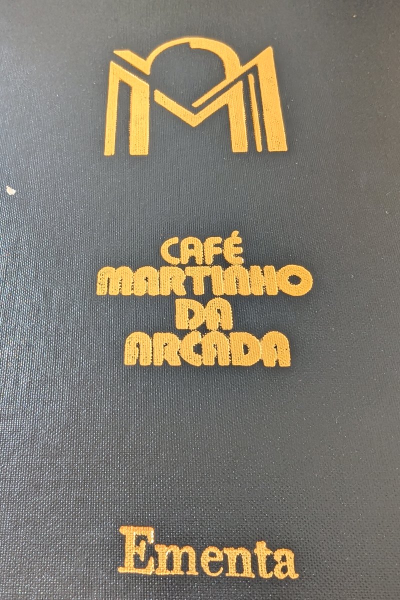 Menu du restaurant Martinho da Arcada