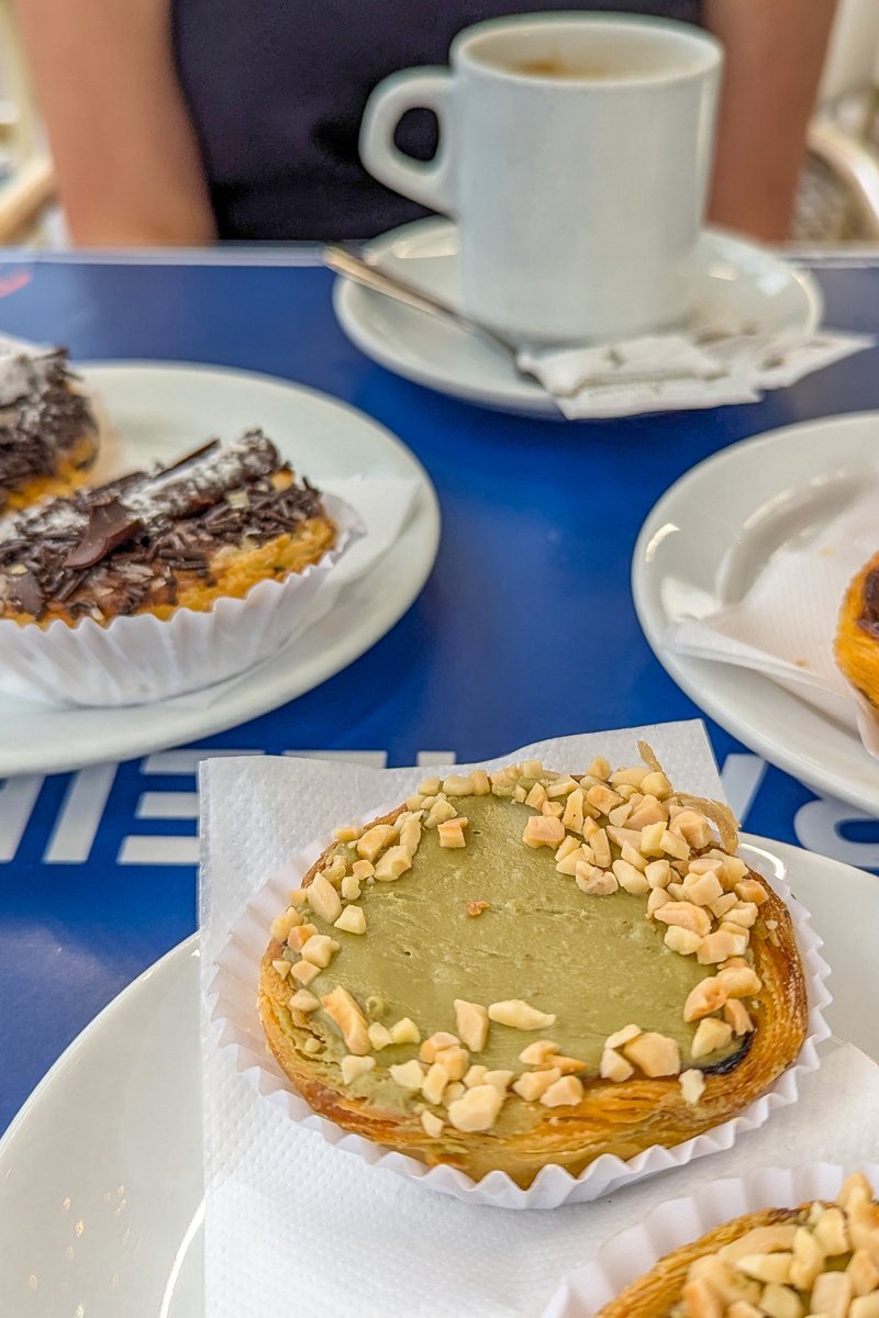 Pastel de nata à la pistache