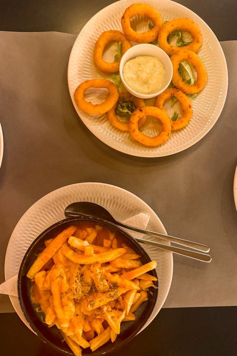 Tapas au restaurant Cervejaria Antártida