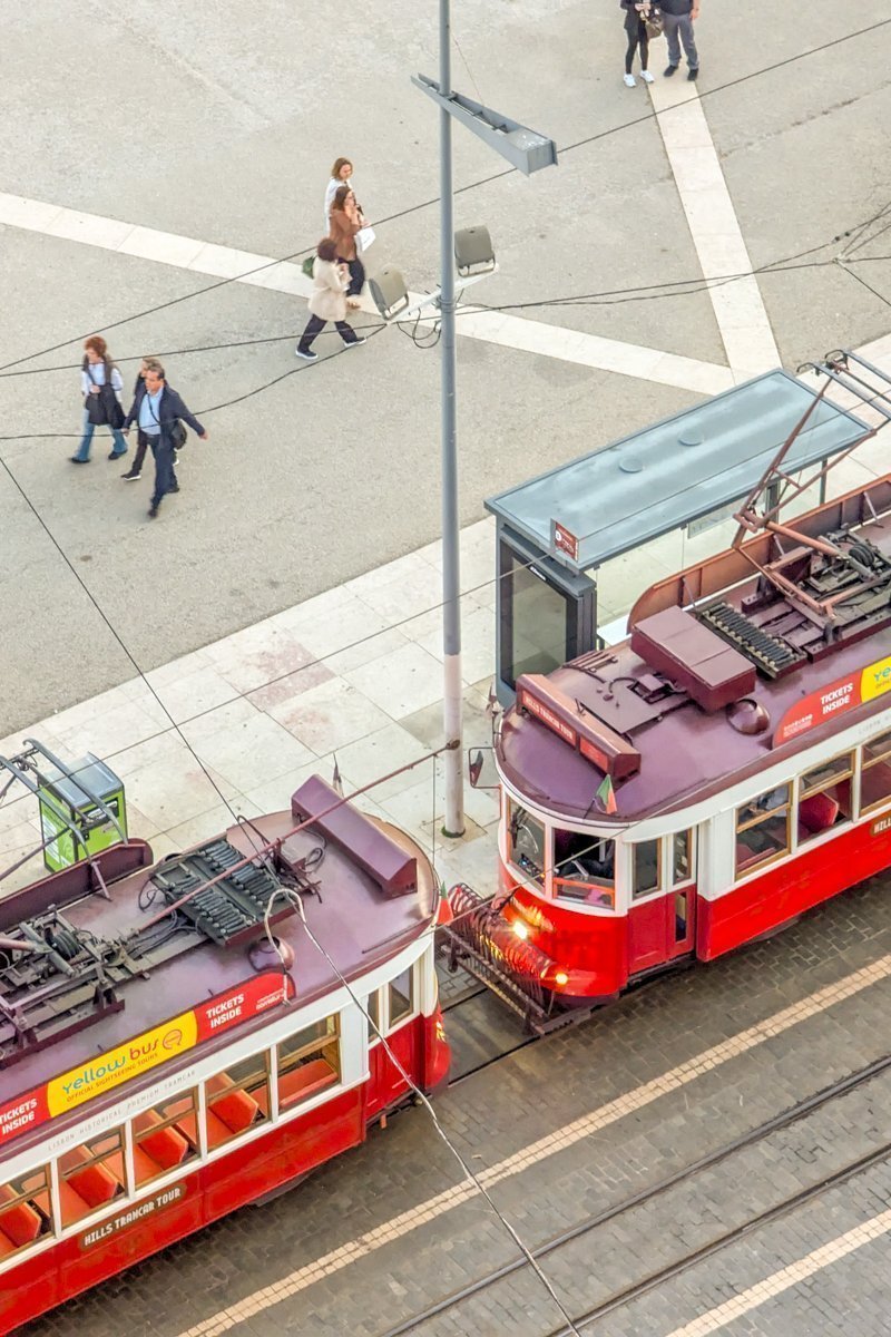 Tram rouge